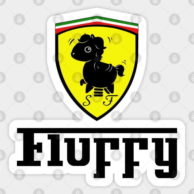 Flufffy Sticker by Son Dela Cruz